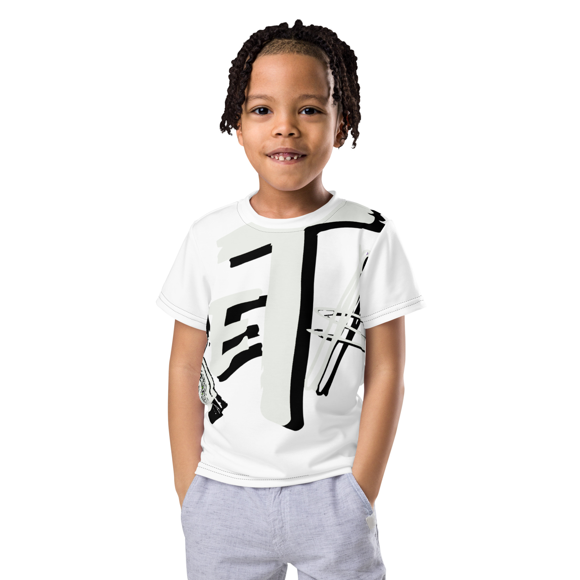 Camiseta cuello redondo niño 1 Camiseta cuello redondo niño