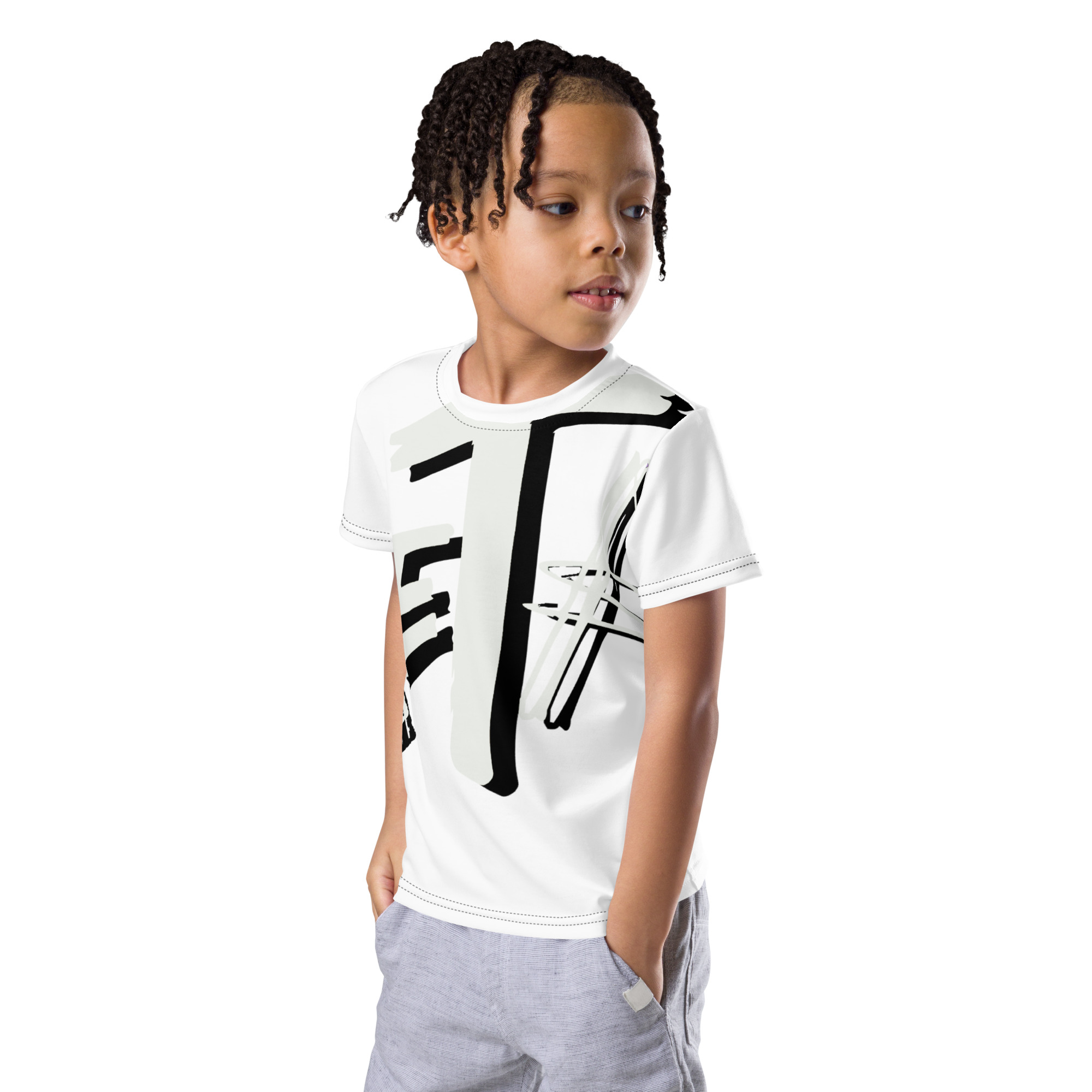 Camiseta cuello redondo niño 3 Camiseta cuello redondo niño - Imagen 3